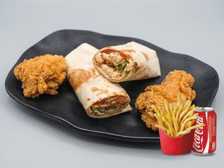 Menu B1（Chicken Wrap）