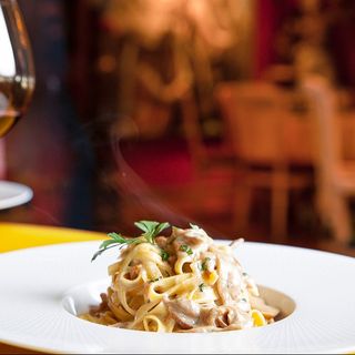 Fettucine Con Setas Boletus Porcini