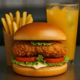 Menú Hamburguesa De Pollo