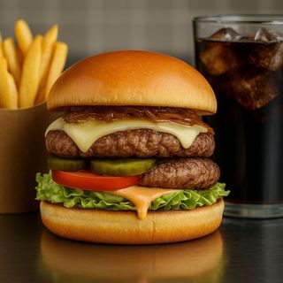 Menú Hamburguesa Doble