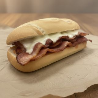 Bocadillo Completo De Bacon 