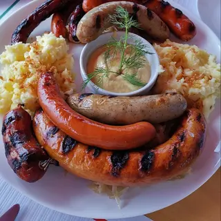 Parillada de salchichas (1 Pers.)
