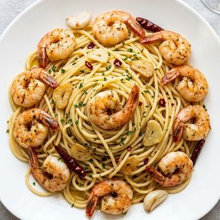 Pasta De Gambas Al Ajillo