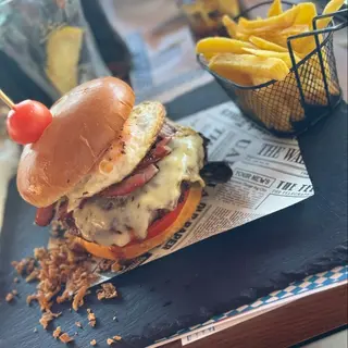 Hamburguesa De Pechuga de Pollo Crujiente