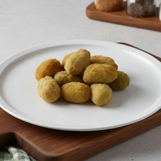 Croquetas de atún y piquillo.