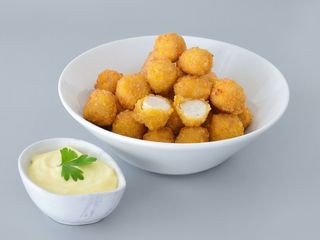 Bolitas de pollo frito