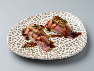 Niguiri Solomillo con foie