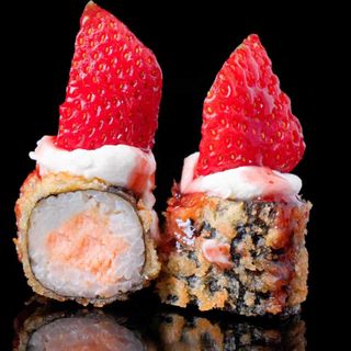 210. Tempura Maki De Salmón (8 Uds.)