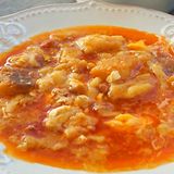 Menú: 1º Sopa Castellana 2º Paella de Carne y Verdura