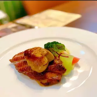 14A- Foie y pato con salsa teriyaki