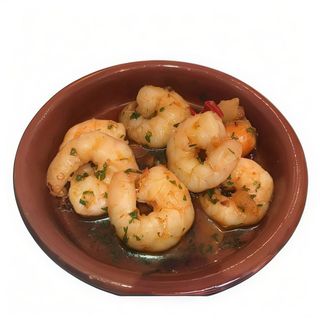 Langostinos al ajillo