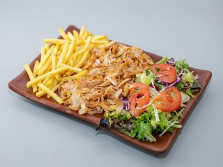 Plato Con Pollo Y Queso