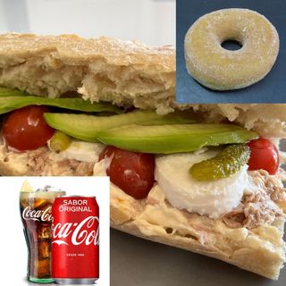 BOCADILLO + POSTRE + BEBIDA