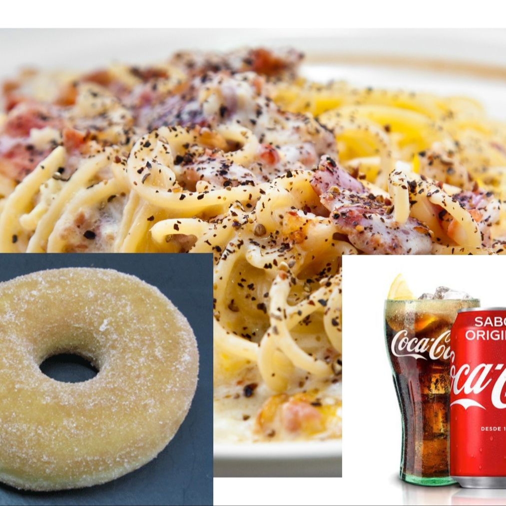 PASTA + POSTRE + BEBIDA