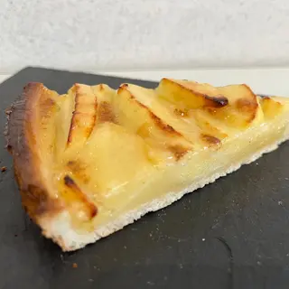 Tarta crujiente de manzana