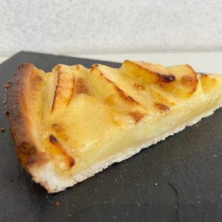 Tarta crujiente de manzana
