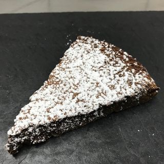 Tarta brownie: porción