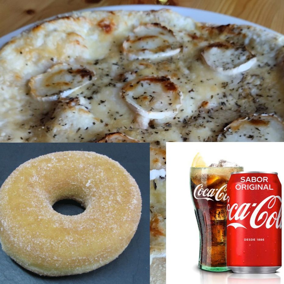 PIZZA + POSTRE + BEBIDA