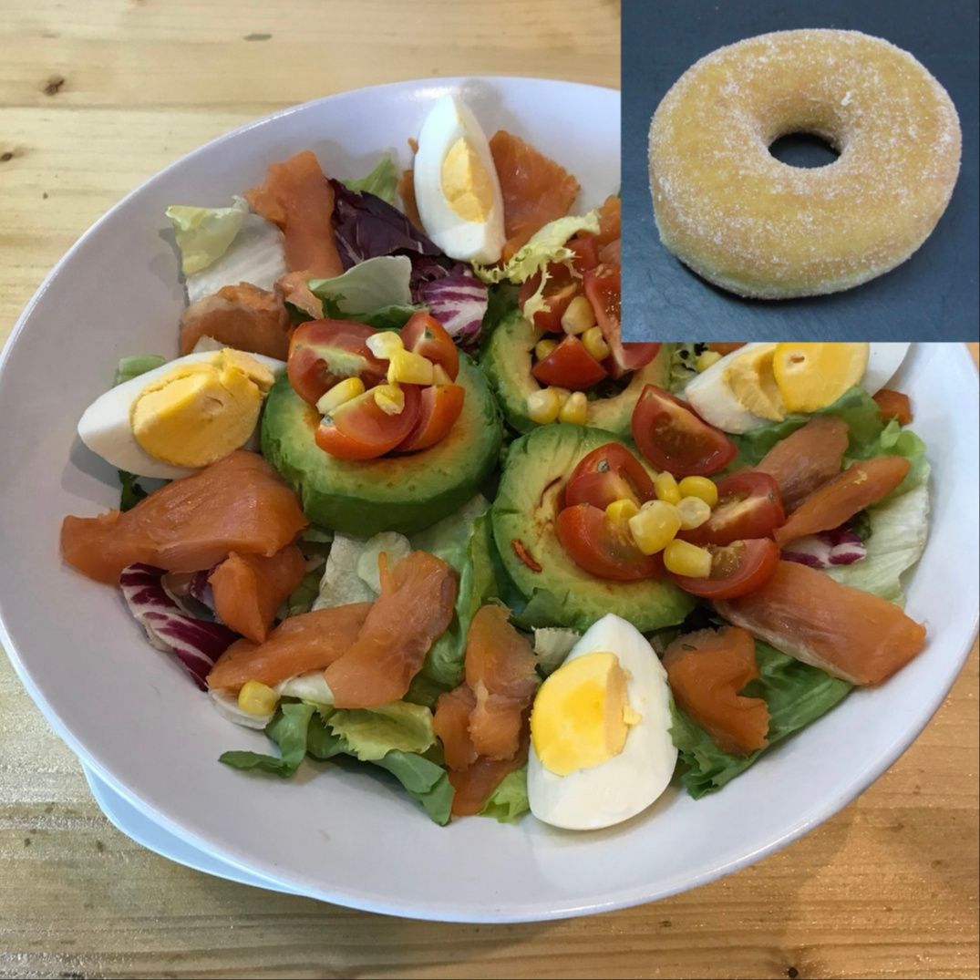 ENSALADA + POSTRE