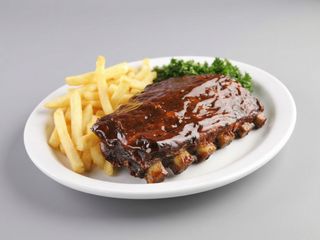 Costillar a la barbacoa  