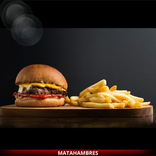 Burger de ternera clásico + patatas fritas