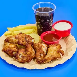 Menu alitas de pollo