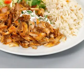 Arroz con carne mediano