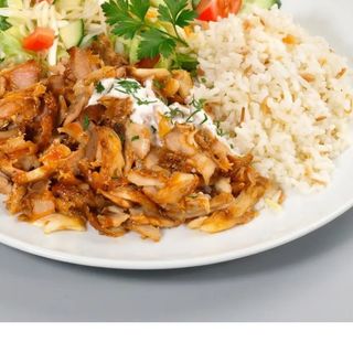 Arroz carne grande