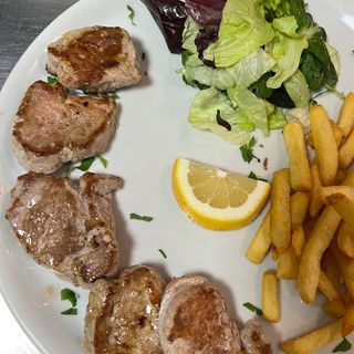 Solomillo la plancha