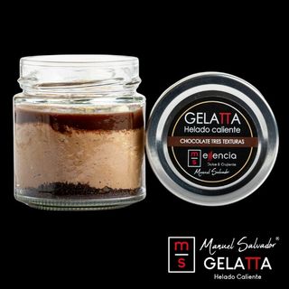 GELATTA Chocolate tres texturas.