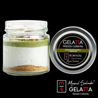 GELATTA Chocolate blanco y pistacho.