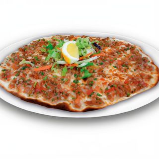 Lahmacun con Ensalada