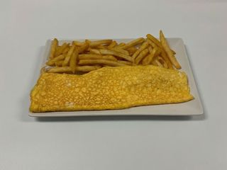 Tortilla Al Plato Con Patatas