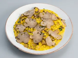 Risotto Al Funghi E Zafferano