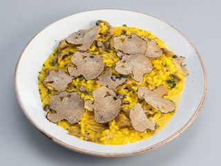 Risotto Al Funghi E Zafferano