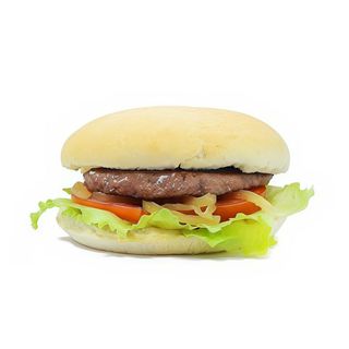 Hamburguesa Con Queso Y Pollo