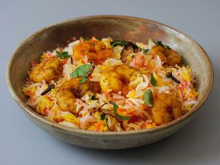 Langostinos Biryani