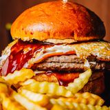 Hamburguesa Doble Barbacoa De Ternera