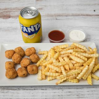 menú popcorn de pollo