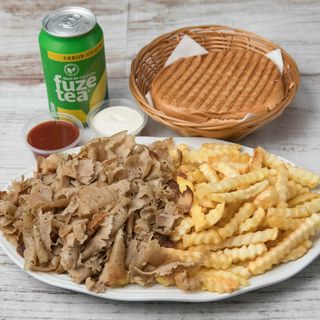 Menu plato solo carne patatas o arroz