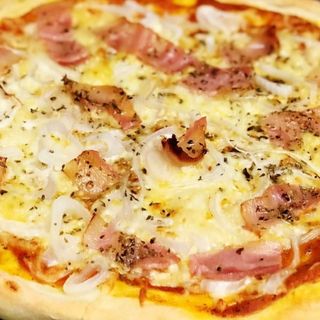 Pizza carbonara