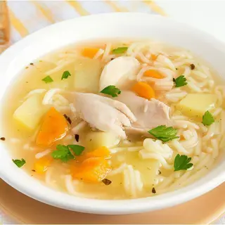Sopa De Maíz Con Pollo