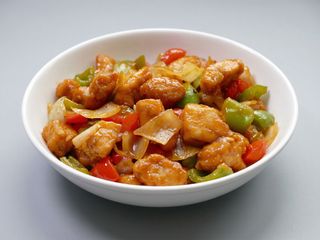 Pollo Con Salsa Agridulce