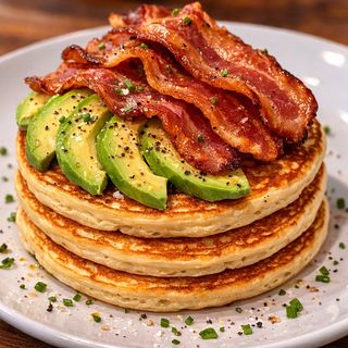 Tortita De Aguacate Y Bacon