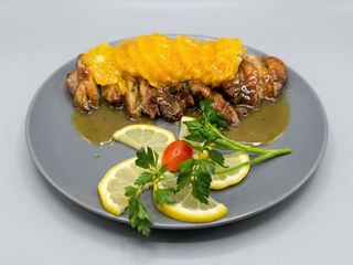 Pato Asado Con Naranja