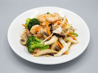 Gambas Con Verduras