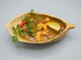 Langostino Curry Picante Tailandia