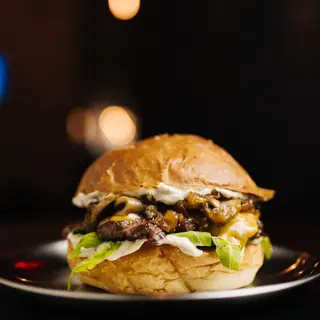 Burger del Mes TRUFFLE MUSHROOM SMASH