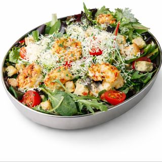 Ensalada César con Gambas