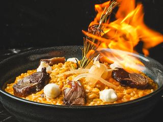 Arroz Mantecado De Pescado Azul